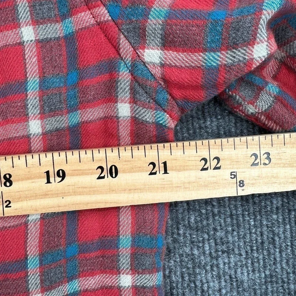 J Crew Mens Slim Double Weave Button Up Shirt Medium Plaid Gauze Long Sleeve